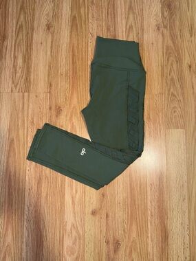 Alo Lattice Mesh Crop Leggings Size XS